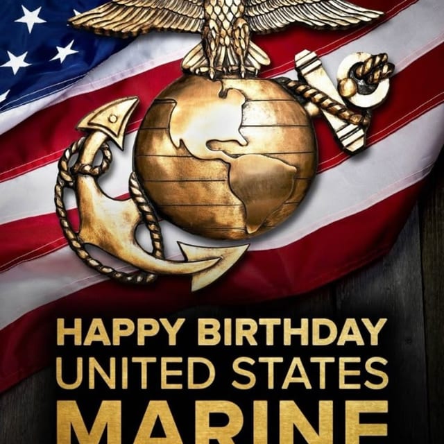 Marine Corp Birthday Party is on us