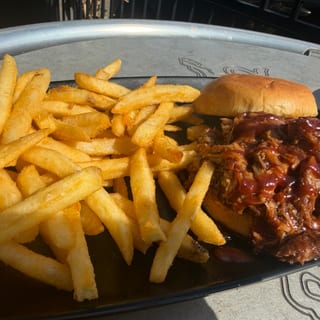 Our Famous BBQ Pulled Pork Sandwich