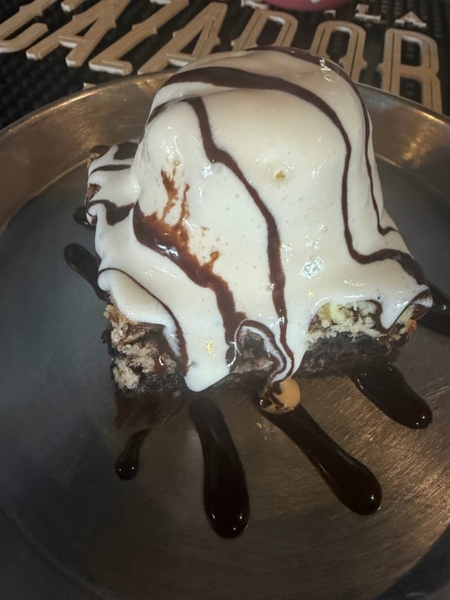 Cheesecake Brownie Sundae.